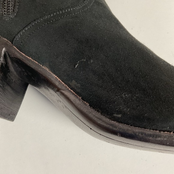 Lucchese Prototype Sock Booties 8 B Nubuck Suede Classics Handmade - Picture 9 of 16